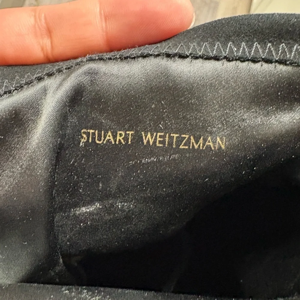 Stuart Weitzman black Over-the-Knee Boots